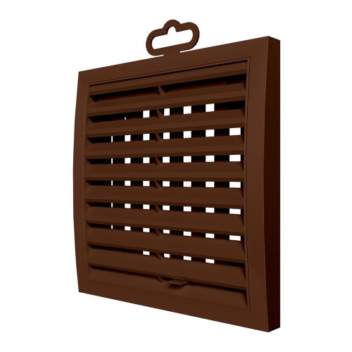 1515РРПН кор  Решетка вентиляционная РРПН разъемная регулируемая 150х150 ASA Brown ERASTREETLINE
