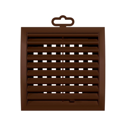 1515РРПН кор  Решетка вентиляционная РРПН разъемная регулируемая 150х150 ASA Brown ERASTREETLINE