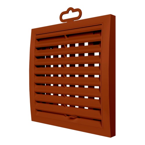 1515РРПН терр  Решетка вентиляционная РРПН разъемная регулируемая 150х150 ASA Terracotta ERASTREETLINE