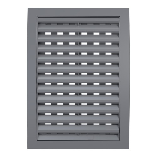 1825РРПН сер  Решетка вентиляционная РРПН разъемная регулируемая 180х250 ASA Gray ERASTREETLINE