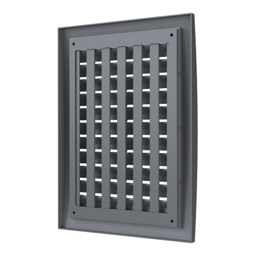 1825РРПН сер  Решетка вентиляционная РРПН разъемная регулируемая 180х250 ASA Gray ERASTREETLINE