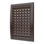 1825РРПН кор  Решетка вентиляционная РРПН разъемная регулируемая 180х250 ASA Brown ERASTREETLINE