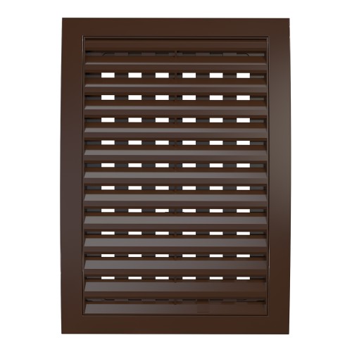 1825РРПН кор  Решетка вентиляционная РРПН разъемная регулируемая 180х250 ASA Brown ERASTREETLINE