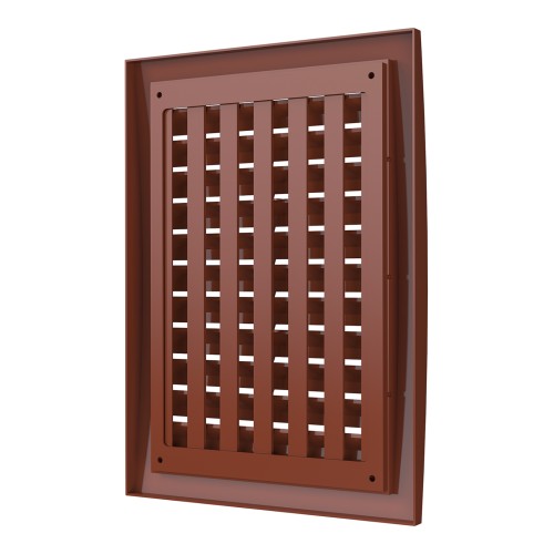 1825РРПН теРР  Решетка вентиляционная РРПН разъемная регулируемая 180х250 ASA Terracotta ERASTREETLINE