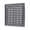 2020РРПН сер  Решетка вентиляционная РРПН разъемная регулируемая 200х200 ASA Gray ERASTREETLINE
