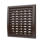 2020РРПН кор  Решетка вентиляционная РРПН разъемная регулируемая 200х200 ASA Brown ERASTREETLINE
