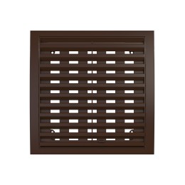 2020РРПН кор  Решетка вентиляционная РРПН разъемная регулируемая 200х200 ASA Brown ERASTREETLINE