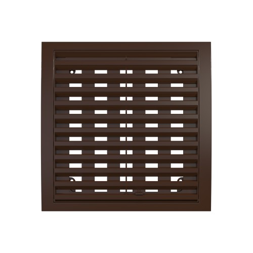 2020РРПН кор  Решетка вентиляционная РРПН разъемная регулируемая 200х200 ASA Brown ERASTREETLINE