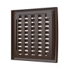 2020РРПН кор  Решетка вентиляционная РРПН разъемная регулируемая 200х200 ASA Brown ERASTREETLINE