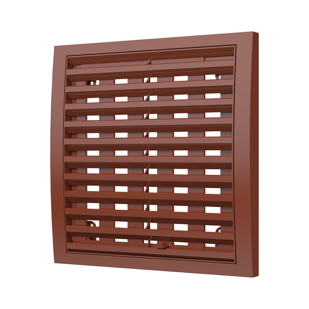 2020РРПН теРР  Решетка вентиляционная РРПН разъемная регулируемая 200х200 ASA Terracotta ERASTREETLINE