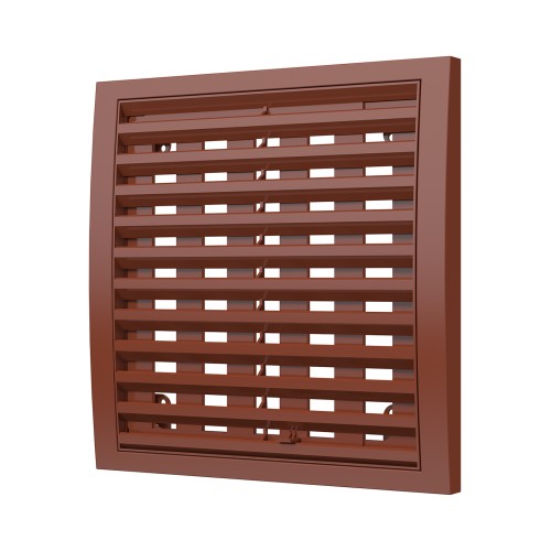 2020РРПН теРР  Решетка вентиляционная РРПН разъемная регулируемая 200х200 ASA Terracotta ERASTREETLINE