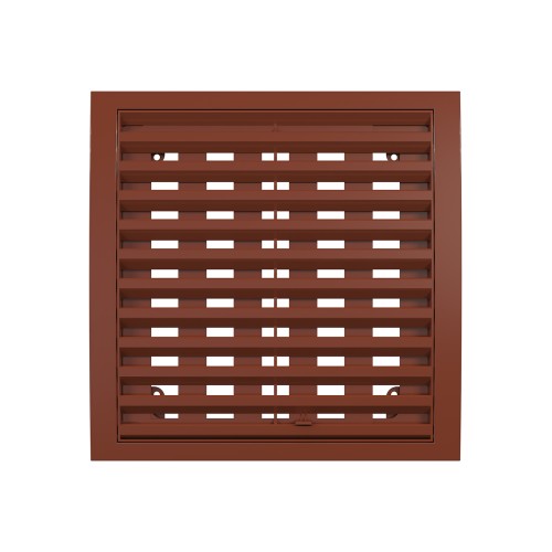 2020РРПН теРР  Решетка вентиляционная РРПН разъемная регулируемая 200х200 ASA Terracotta ERASTREETLINE