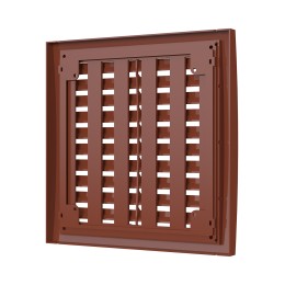 2020РРПН теРР  Решетка вентиляционная РРПН разъемная регулируемая 200х200 ASA Terracotta ERASTREETLINE