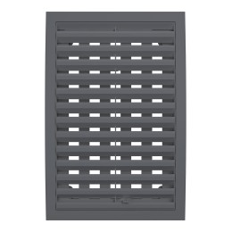2030РРПН сер  Решетка вентиляционная РРПН разъемная регулируемая 200х300 ASA Gray ERASTREETLINE