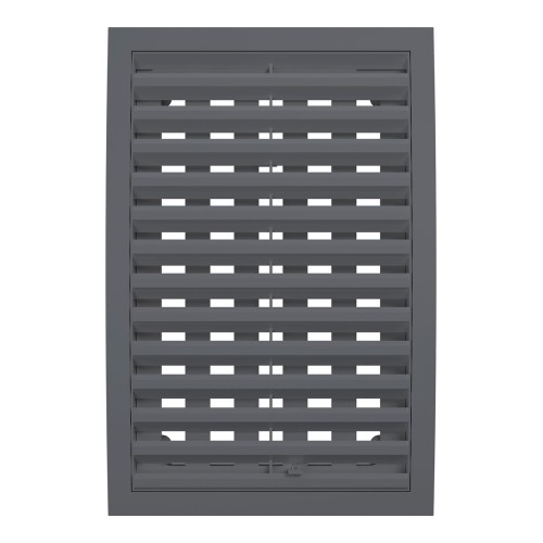 2030РРПН сер  Решетка вентиляционная РРПН разъемная регулируемая 200х300 ASA Gray ERASTREETLINE