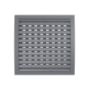 2525РРПН сер  Решетка вентиляционная РРПН разъемная регулируемая 250х250 ASA Gray ERASTREETLINE