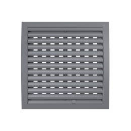 2525РРПН сер  Решетка вентиляционная РРПН разъемная регулируемая 250х250 ASA Gray ERASTREETLINE