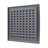 2525РРПН сер  Решетка вентиляционная РРПН разъемная регулируемая 250х250 ASA Gray ERASTREETLINE