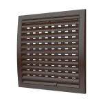 2525РРПН кор  Решетка вентиляционная РРПН разъемная регулируемая 250х250 ASA Brown ERASTREETLINE
