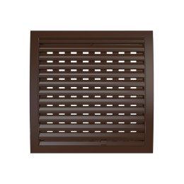 2525РРПН кор  Решетка вентиляционная РРПН разъемная регулируемая 250х250 ASA Brown ERASTREETLINE