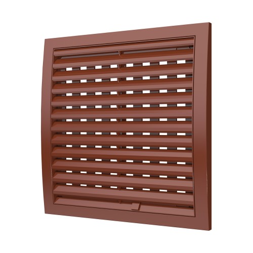 2525РРПН терр  Решетка вентиляционная РРПН разъемная регулируемая 250х250 ASA Terracotta ERASTREETLINE