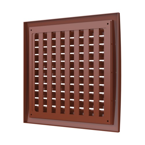 2525РРПН терр  Решетка вентиляционная РРПН разъемная регулируемая 250х250 ASA Terracotta ERASTREETLINE