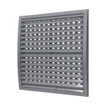 3535РРПН сер  Решетка вентиляционная РРПН разъемная регулируемая 350х350 ASA Gray ERASTREETLINE
