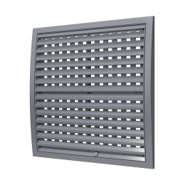 3535РРПН сер  Решетка вентиляционная РРПН разъемная регулируемая 350х350 ASA Gray ERASTREETLINE
