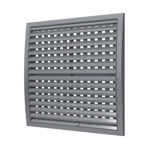 3535РРПН сер  Решетка вентиляционная РРПН разъемная регулируемая 350х350 ASA Gray ERASTREETLINE