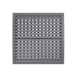 3535РРПН сер  Решетка вентиляционная РРПН разъемная регулируемая 350х350 ASA Gray ERASTREETLINE