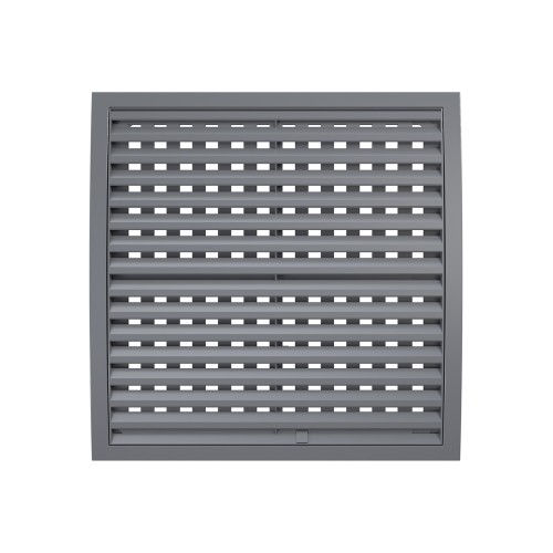 3535РРПН сер  Решетка вентиляционная РРПН разъемная регулируемая 350х350 ASA Gray ERASTREETLINE