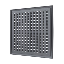 3535РРПН сер  Решетка вентиляционная РРПН разъемная регулируемая 350х350 ASA Gray ERASTREETLINE