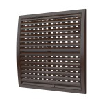 3535РРПН кор  Решетка вентиляционная РРПН разъемная регулируемая 350х350 ASA Brown ERASTREETLINE