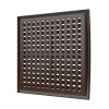 3535РРПН кор  Решетка вентиляционная РРПН разъемная регулируемая 350х350 ASA Brown ERASTREETLINE