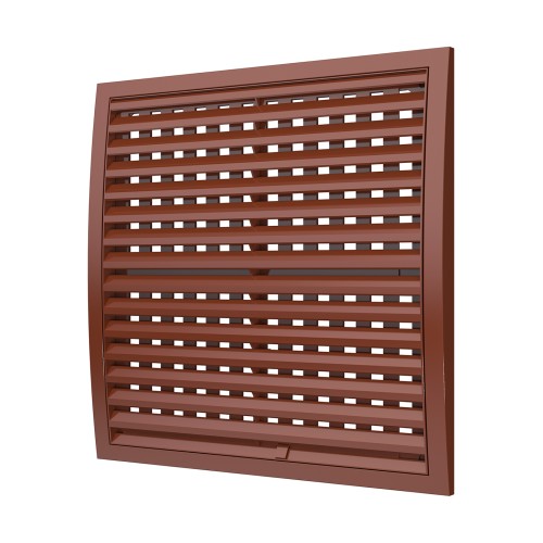 3535РРПН теРР  Решетка вентиляционная РРПН разъемная регулируемая 350х350 ASA Terracotta ERASTREETLINE