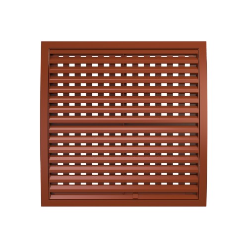 3535РРПН теРР  Решетка вентиляционная РРПН разъемная регулируемая 350х350 ASA Terracotta ERASTREETLINE