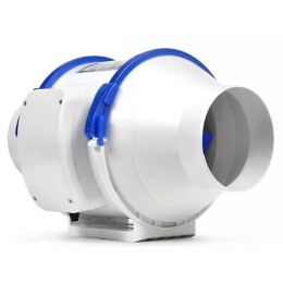 Канальный вентилятор Hon&Guan GF-100P из ABS-пластика со смешанным потоком