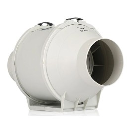 Канальный вентилятор Hon&Guan HF-100P из полипропилена со смешанным потоком