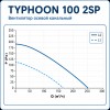 ERA TYPHOON 100 2SP Вентилятор осевой канальный 