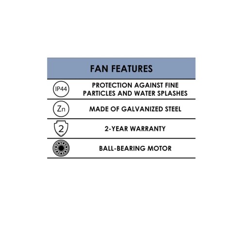 Вентилятор радиальный RAD D355 VENTEUROPE