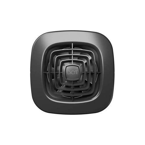 Вентилятор накладной AIR D100 обр.клапан Dark gray metal DICITI