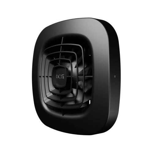 Вентилятор накладной AIR D100 обр.клапан Matt black DICITI