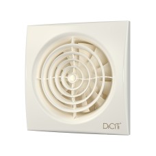 Вентилятор накладной AURA D125 обр.клапан Ivory DICITI
