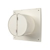 Вентилятор накладной AURA D100 обр.клапан Ivory DICITI
