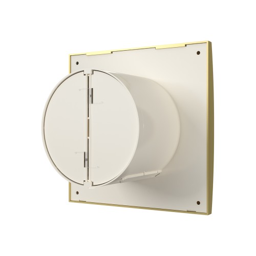 Вентилятор накладной AURA D125 обр.клапан Champagne DICITI