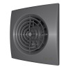 Вентилятор накладной AURA D100 обр.клапан Dark gray metal DICITI