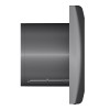 Вентилятор накладной AURA D100 обр.клапан Dark gray metal DICITI