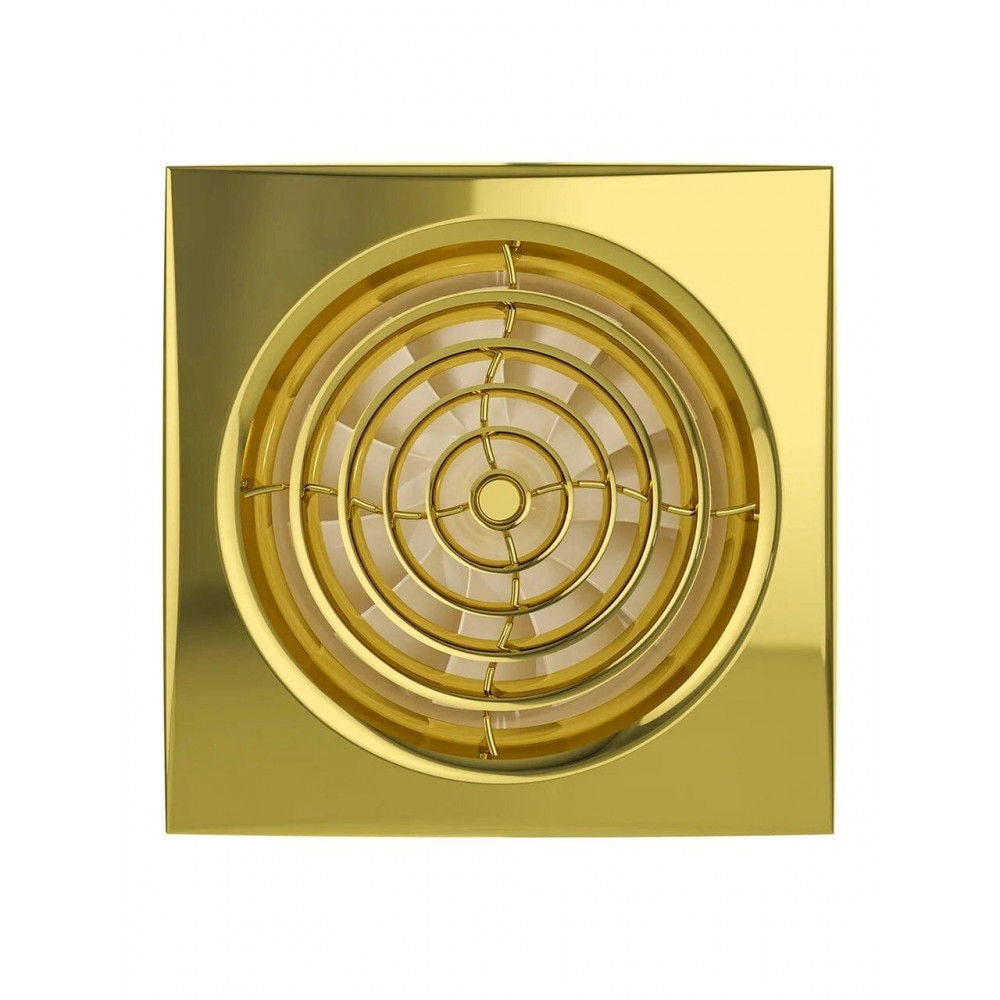 Вентилятор накладной AURA D125 обр.клапан Gold DICITI