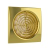 Вентилятор накладной AURA D125 обр.клапан Gold DICITI