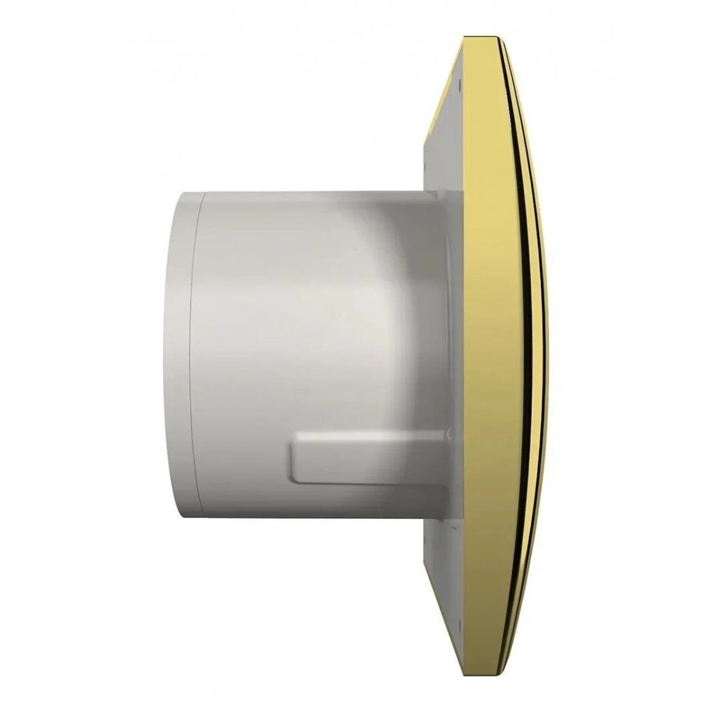 Вентилятор накладной AURA D125 обр.клапан Gold DICITI
